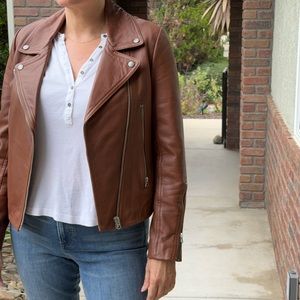 Rag and bone Brown leather jacket